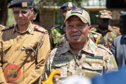 Interior CS Kithure Kindiki in Baringo.